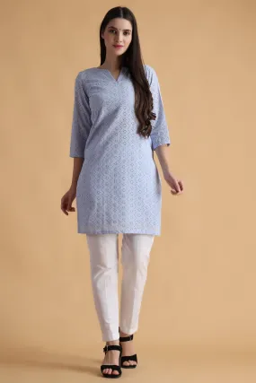 Fairy Dust Short Chikan Kurta