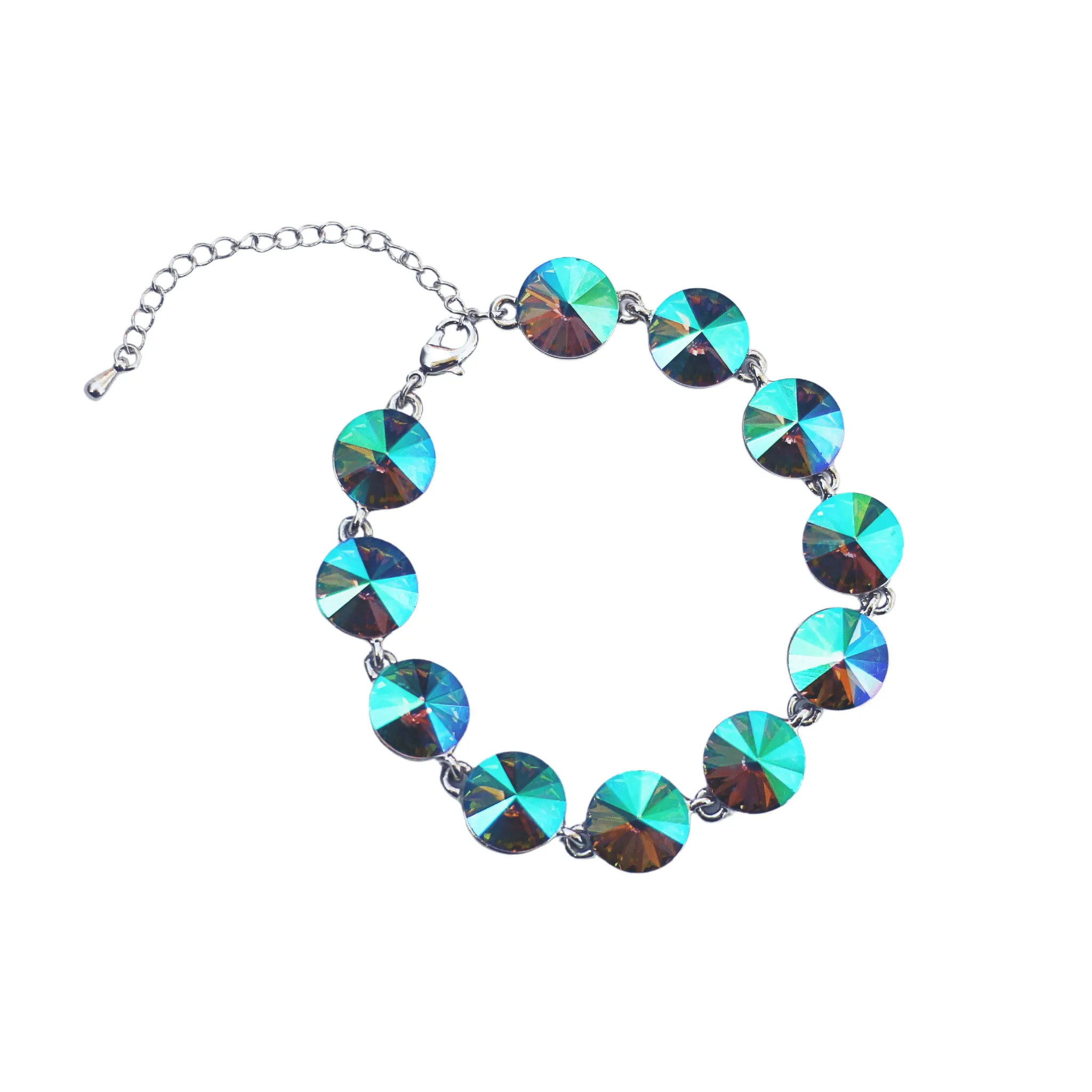 Fancy Swarovski Crystal Multicolor Bracelet