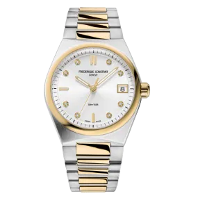 Frederique Constant Highlife Ladies Quartz Stainless Steel & Yellow Gold FC-240VD2NH3B