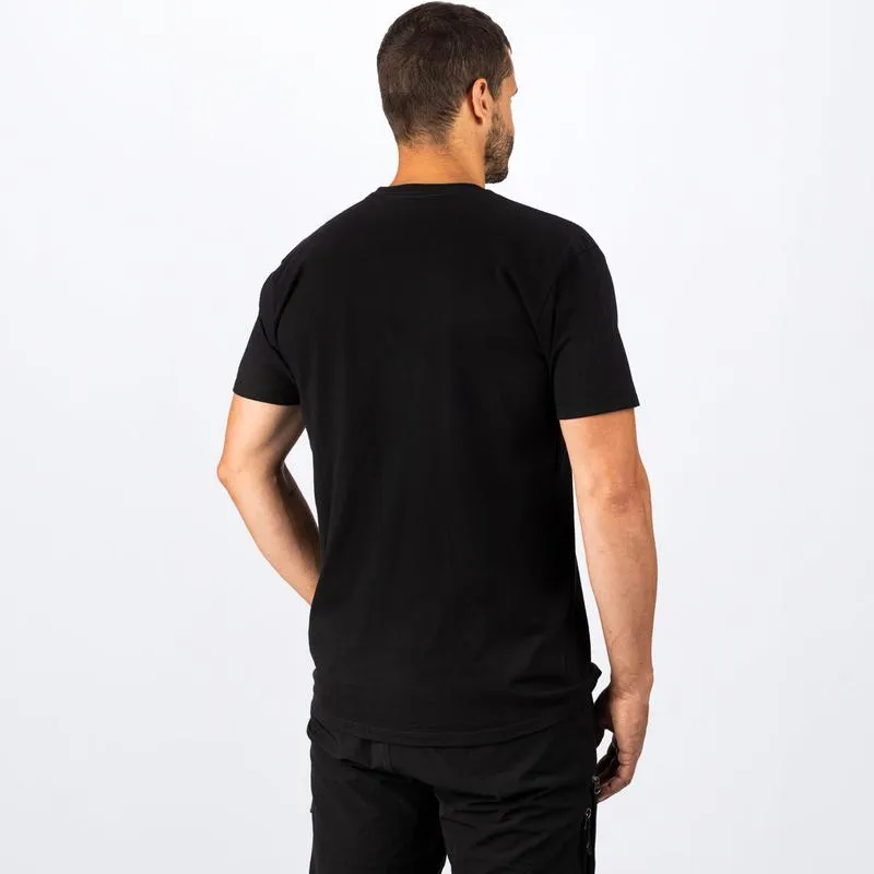 FXR Men's Broadcast Premium Tee Black/Steel