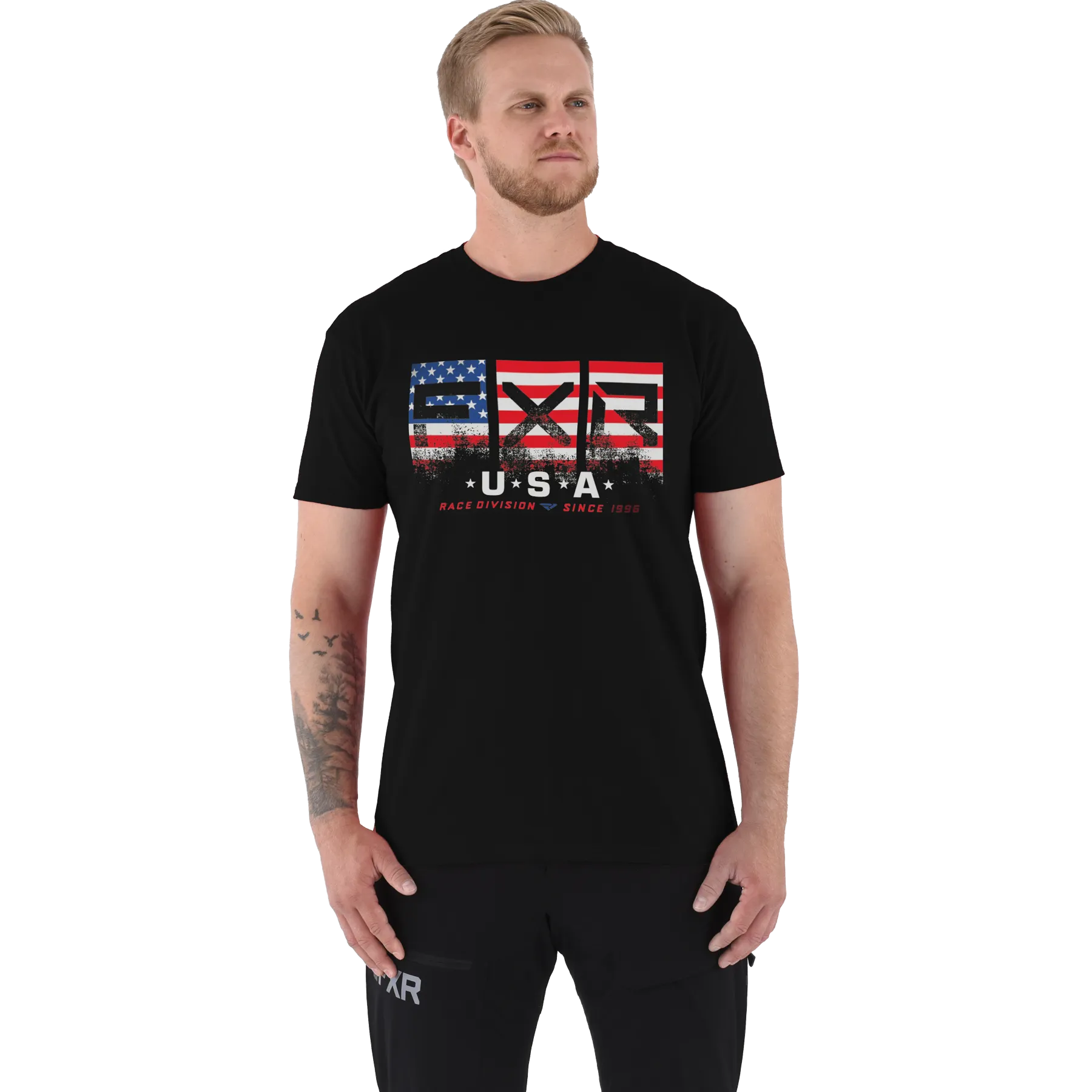 FXR Men's International Race Tee USA