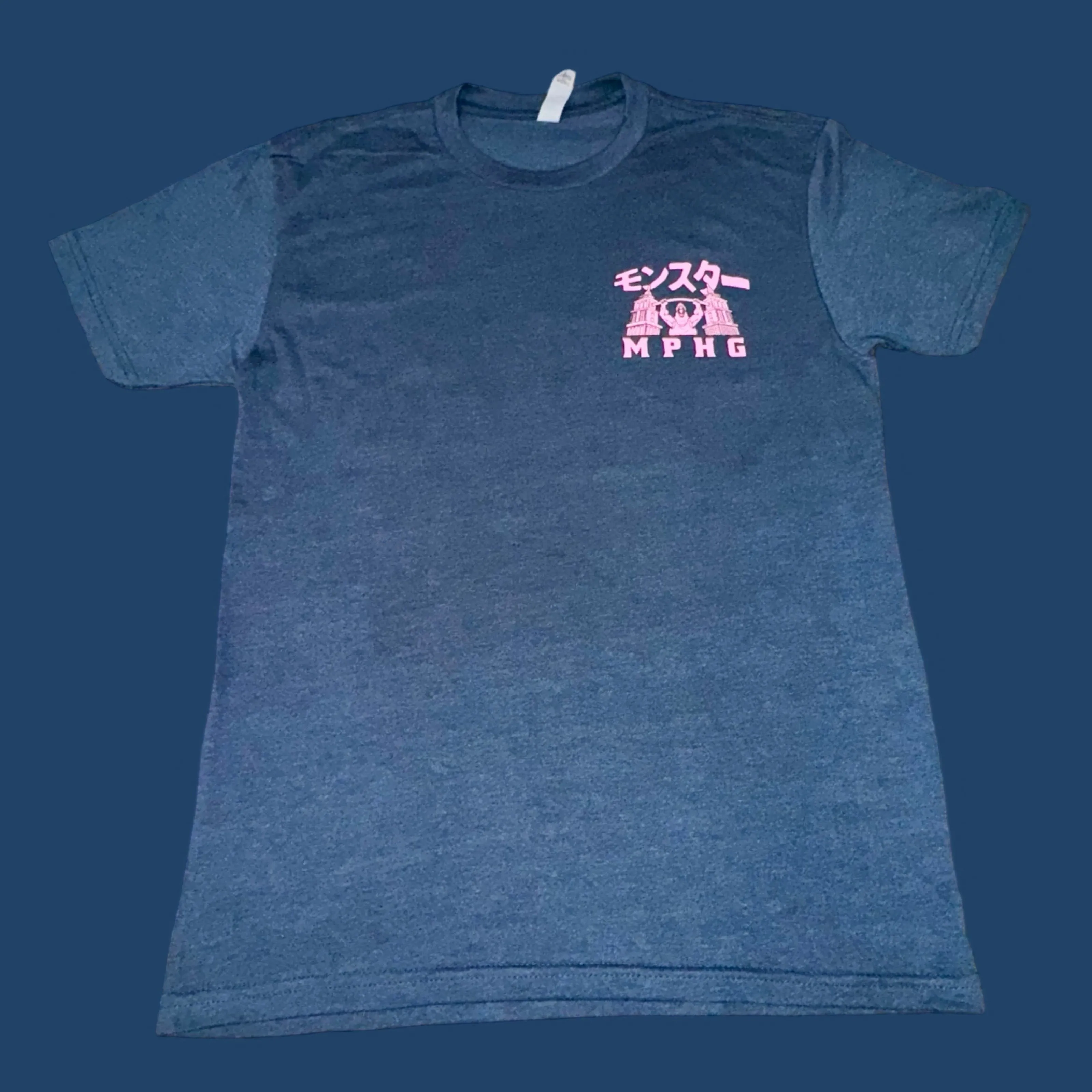 Godzilla 808: Pink on Navy, Active Fit