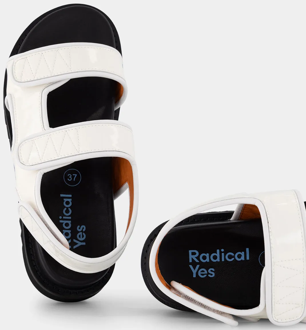 Hartley Velcro Sandal | Milk