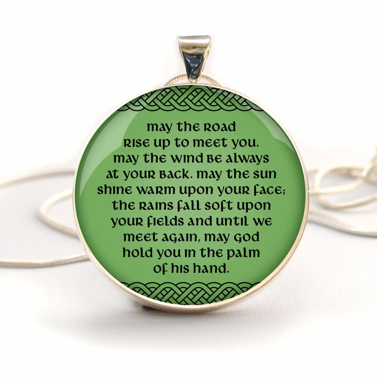 Irish Blessing Silver-Plated Necklace & Bracelet