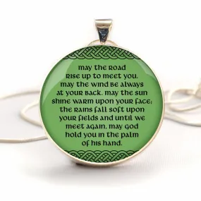 Irish Blessing Silver-Plated Necklace & Bracelet