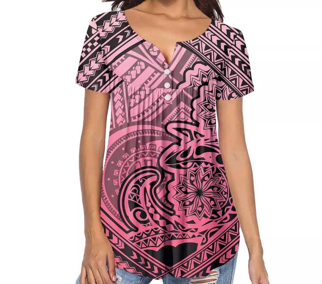 Islander Pink Ombré Blouse