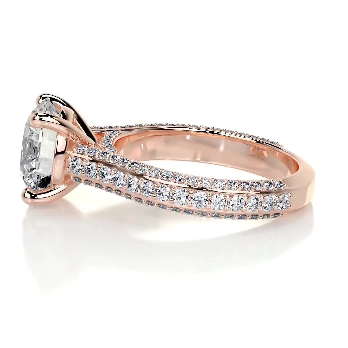 Janet Lab Grown Diamond Ring -14K Rose Gold