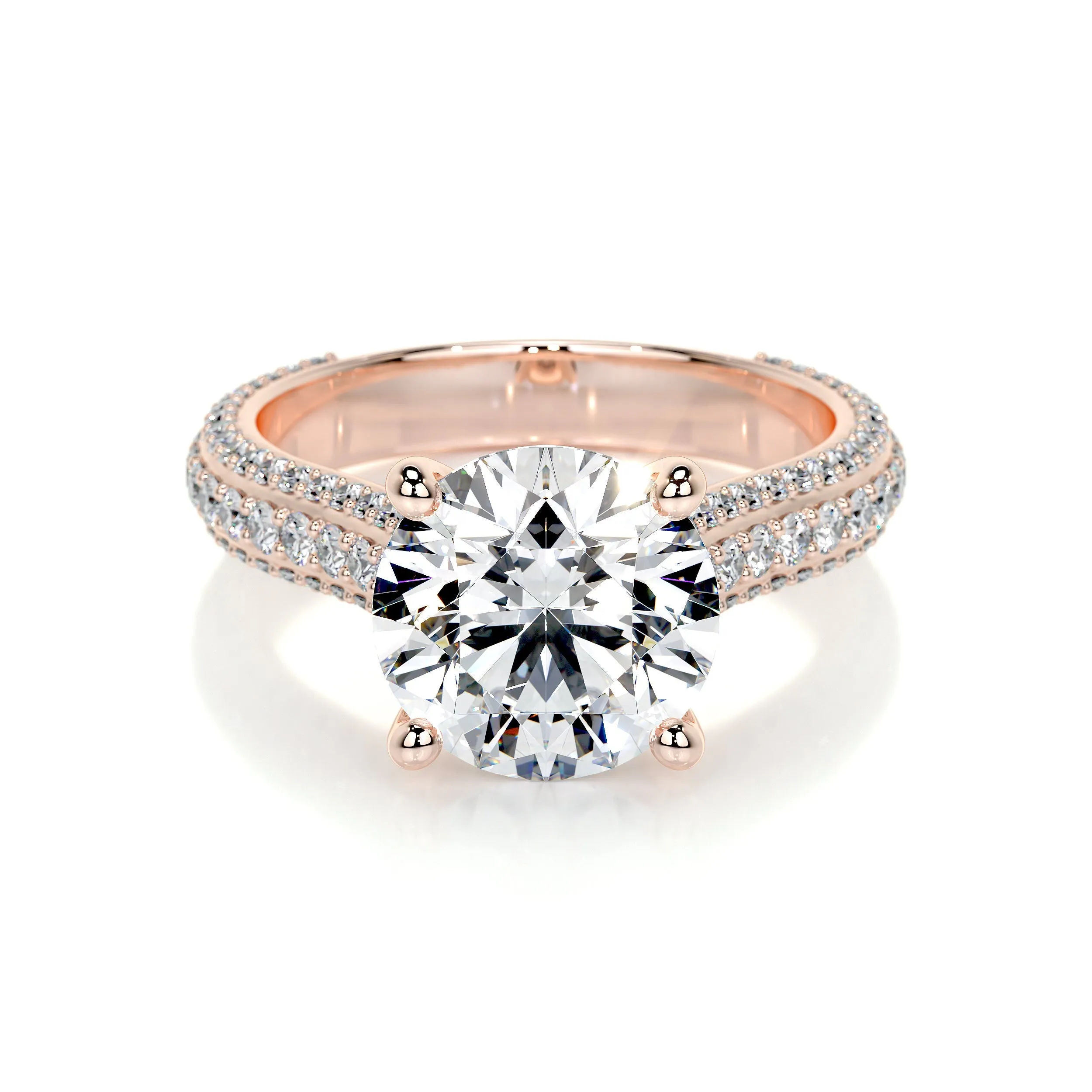 Janet Lab Grown Diamond Ring -14K Rose Gold