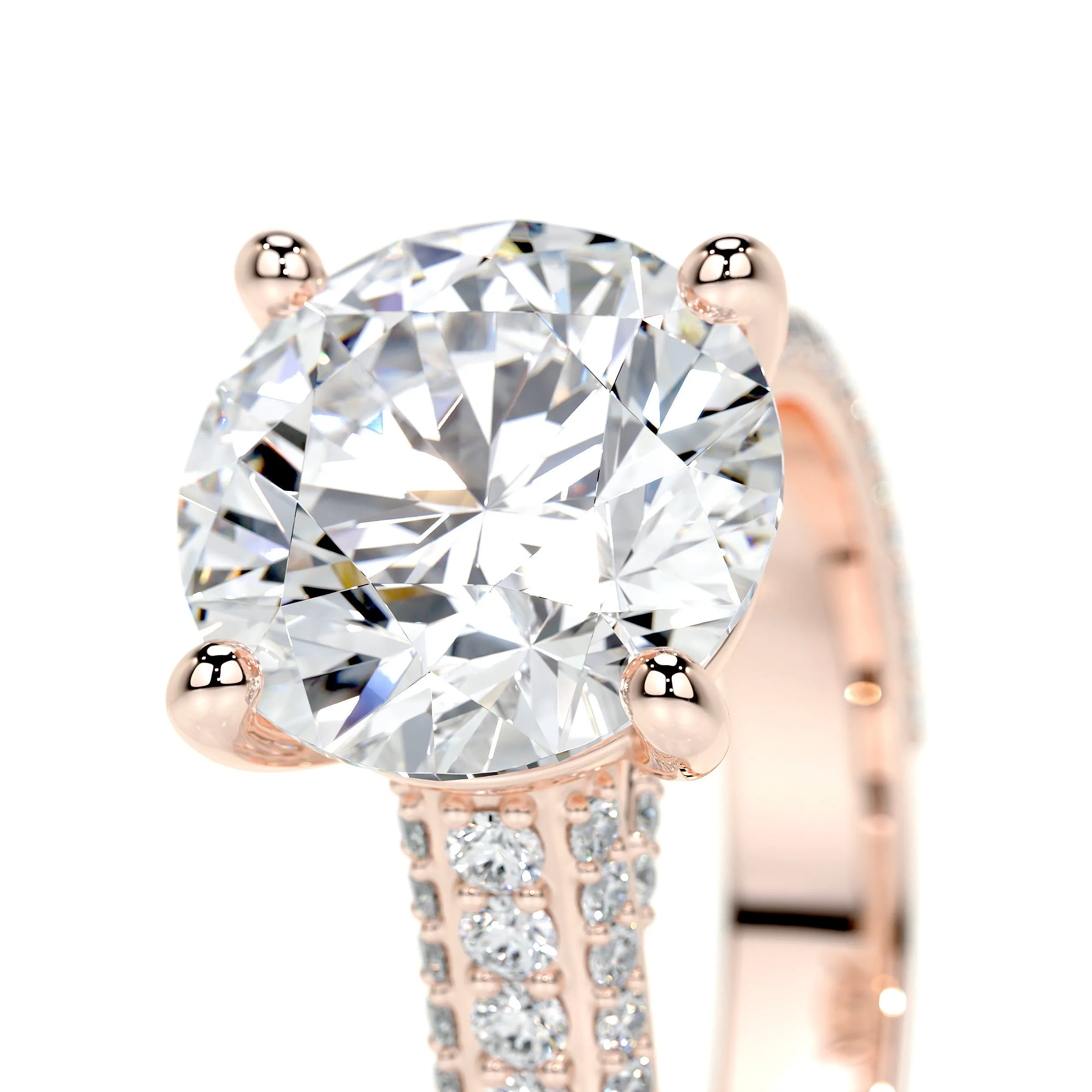 Janet Lab Grown Diamond Ring -14K Rose Gold