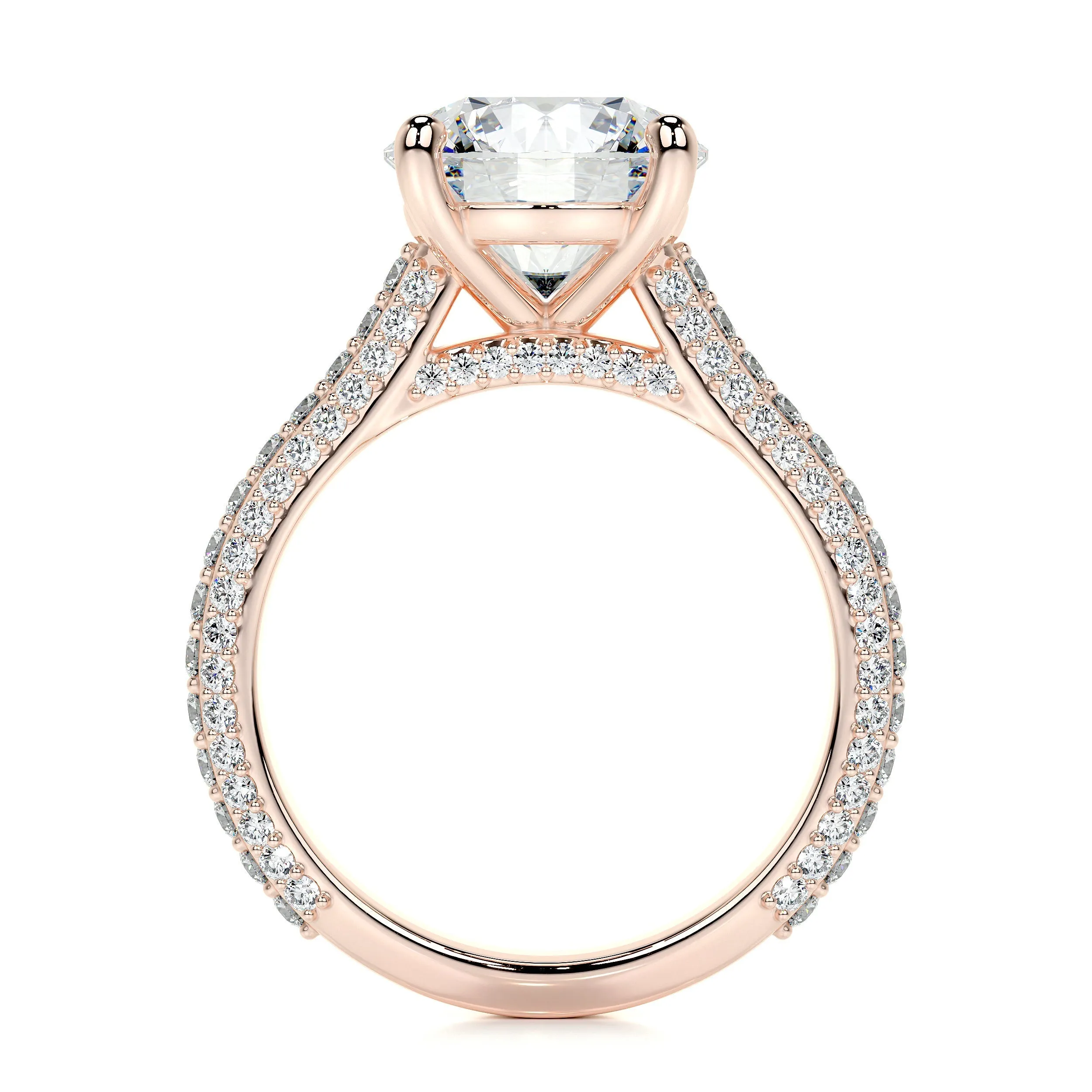 Janet Lab Grown Diamond Ring -14K Rose Gold