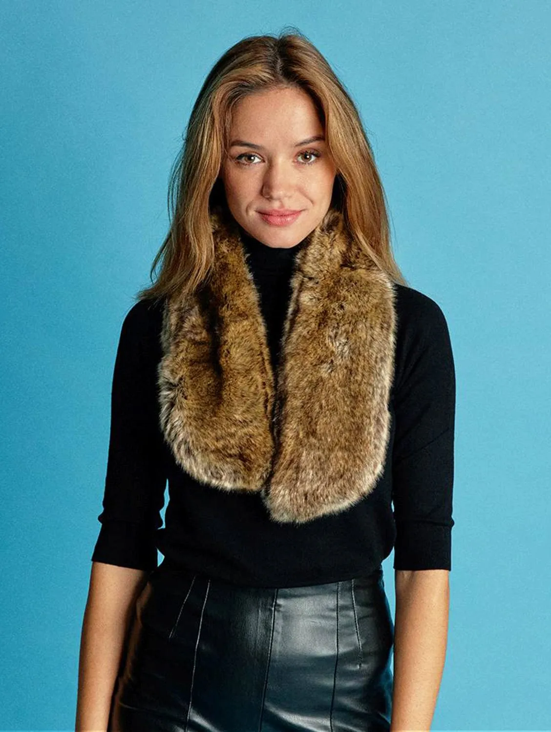 Josephine Vegan Fur Scarf | Canadian Wolf