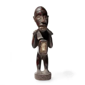 Kongo / Yombe Nkisi Power Figure Chewing Munkwisa Root, DRC / Zaire #299