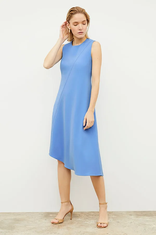 Lara Dress - Eco Heavy Crepe :: Carolina Blue