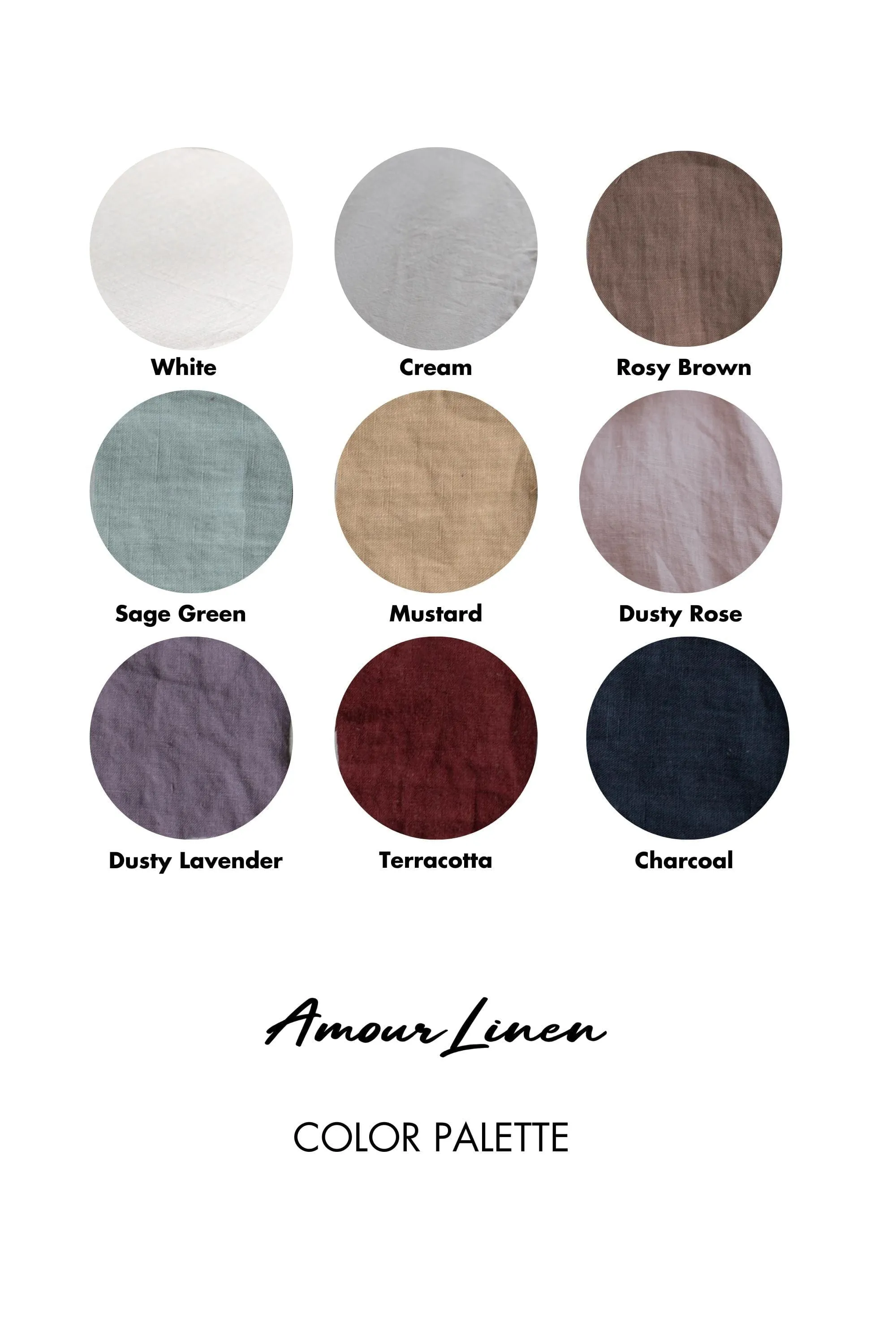 Linen Crib Sheet | Multiple Colours