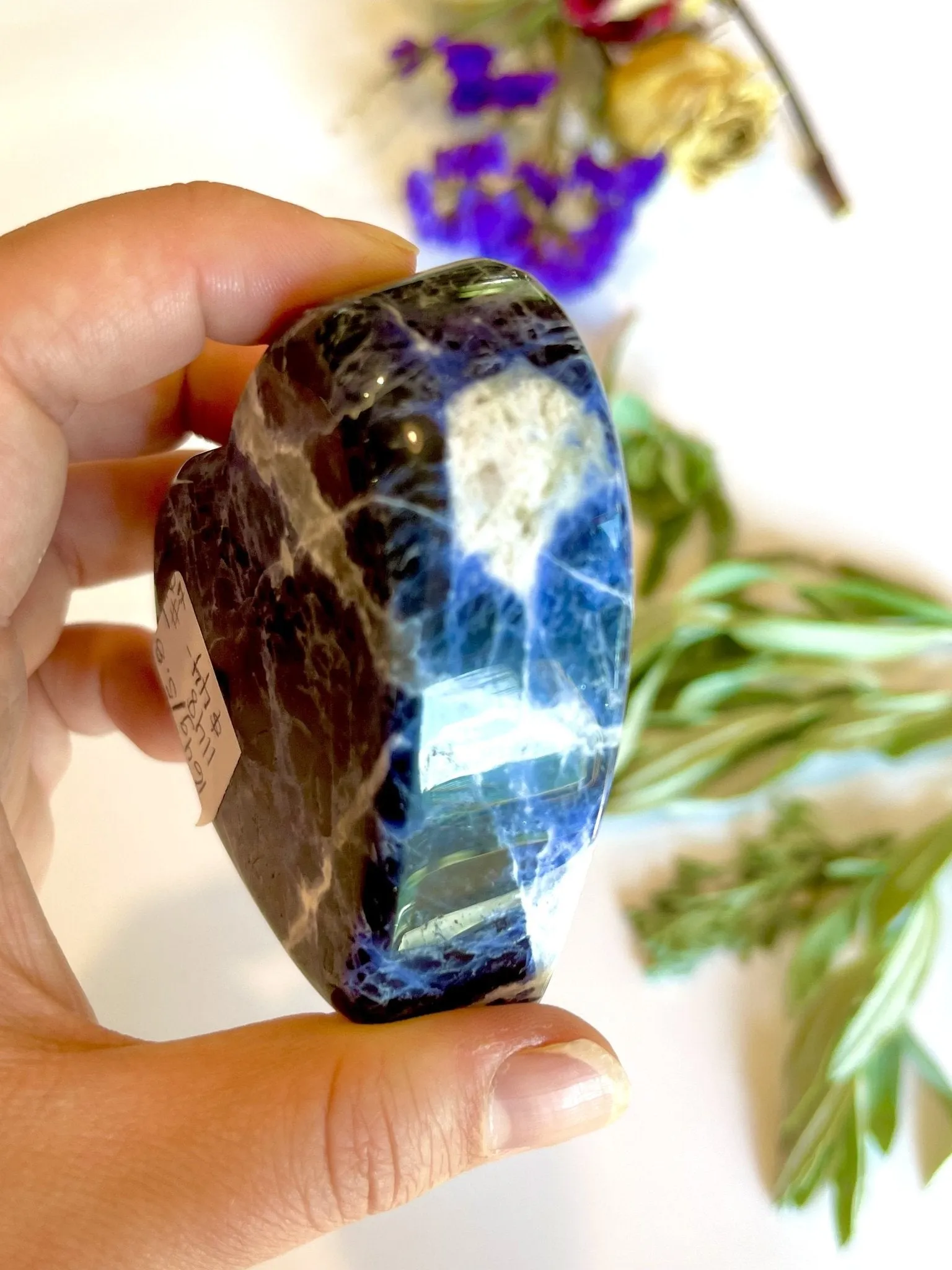 Love Blue Heart Sodalite Dish