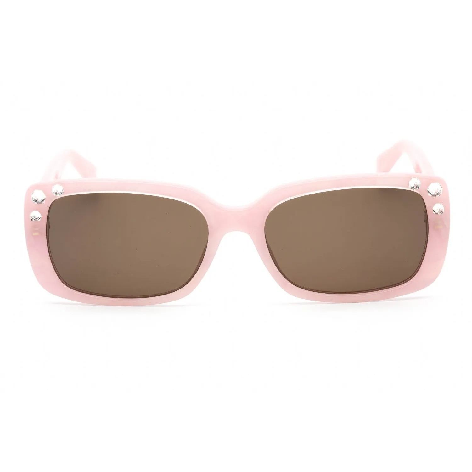 Moschino MOS107/S Sunglasses Pink / Brown Women's