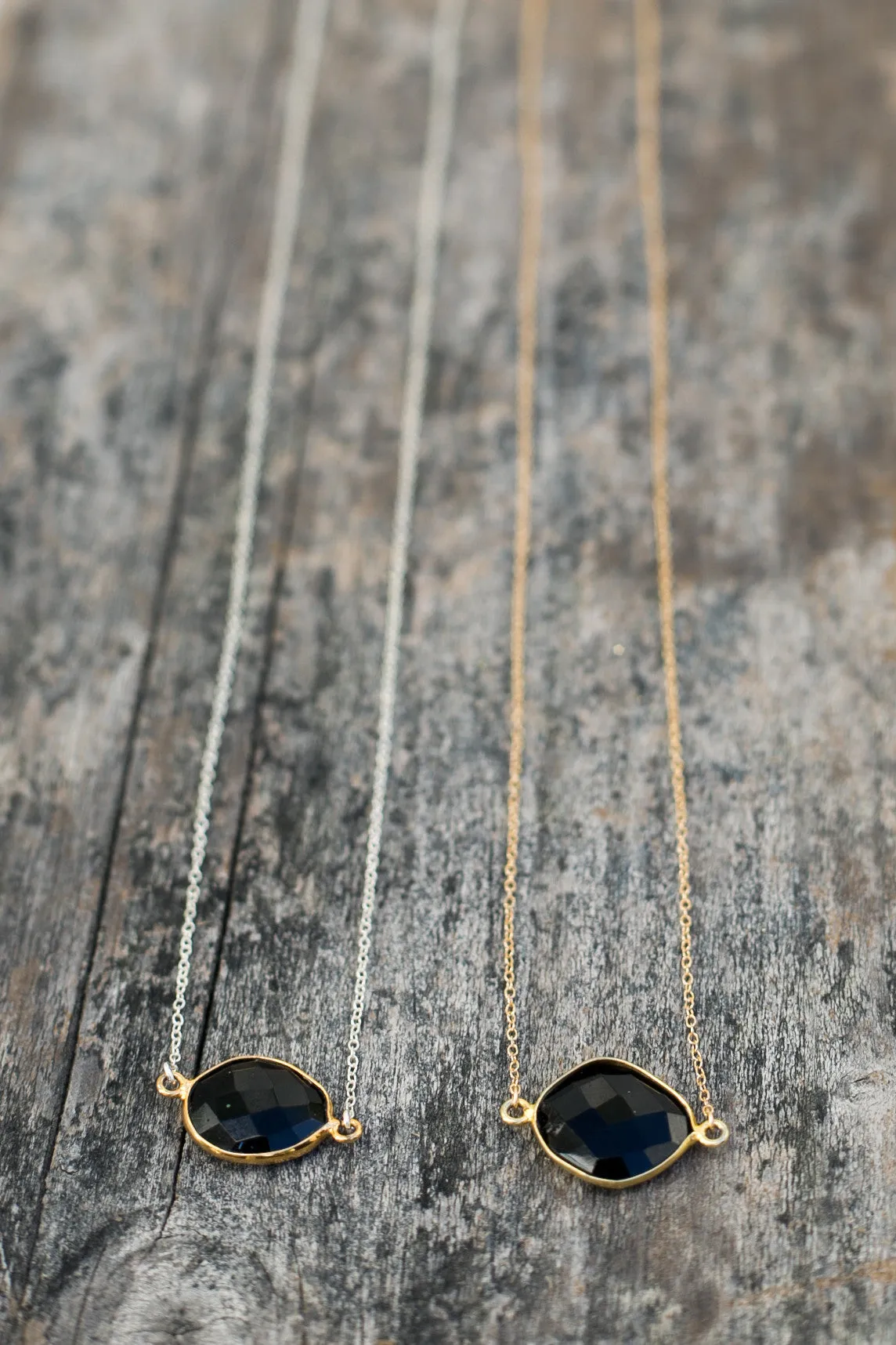 Mrs. Parker Necklace in Black Onyx