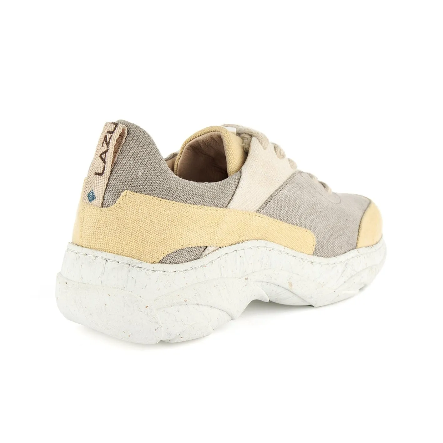 My Daddy Recycled Cotton Sneakers | Yellow