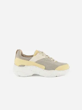 My Daddy Recycled Cotton Sneakers | Yellow