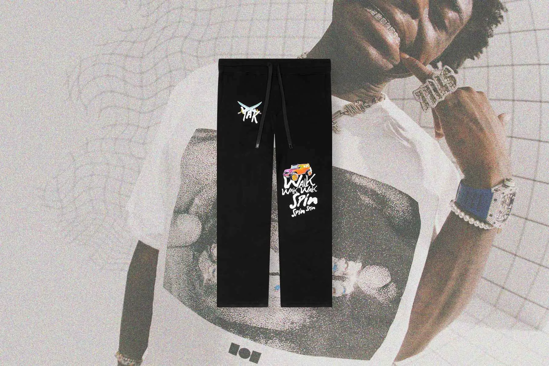 Nahmias x Kodak Black KTB Sweatpants - Black