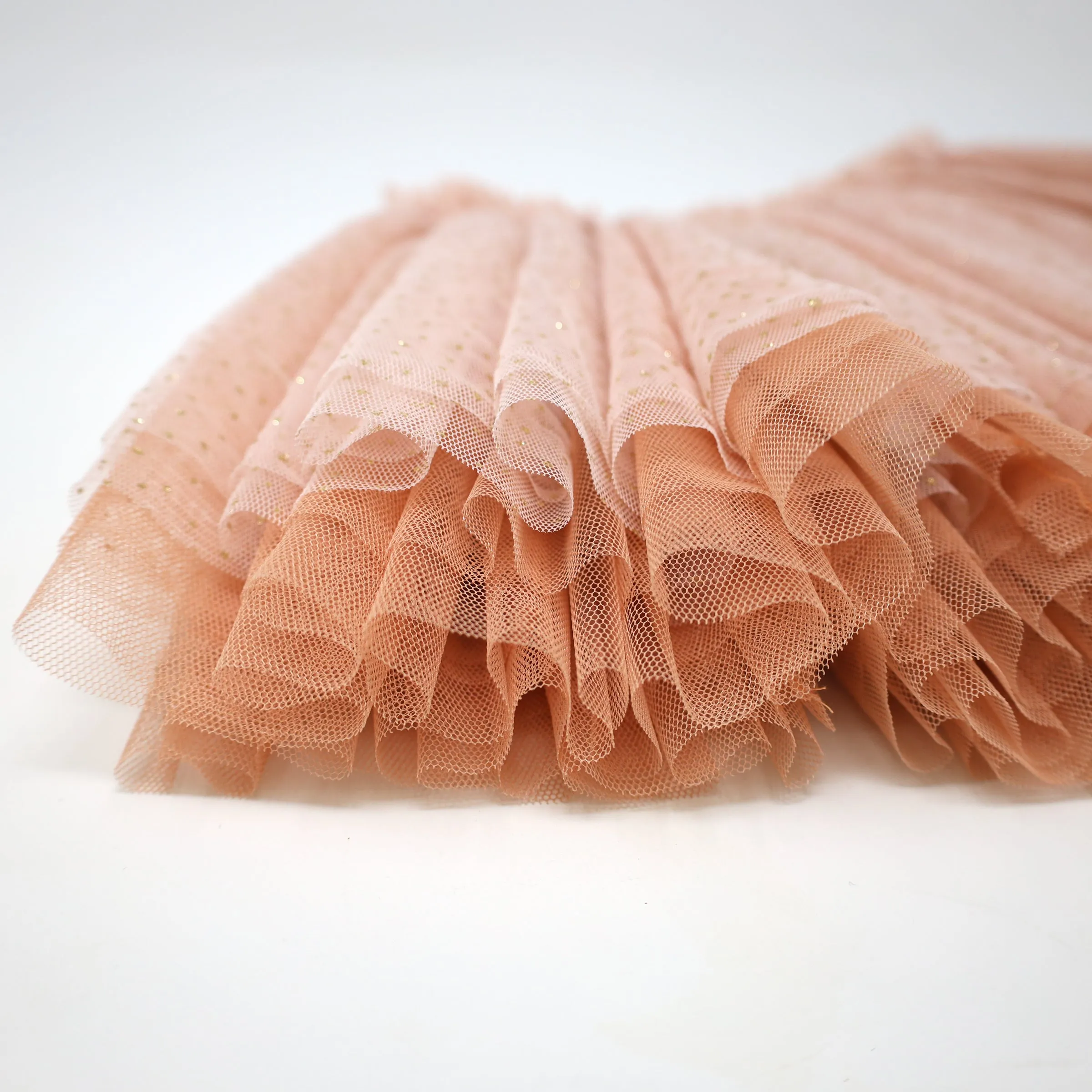 oh baby! Frill Tutu Vintage Pink/Gold over Pale Pink