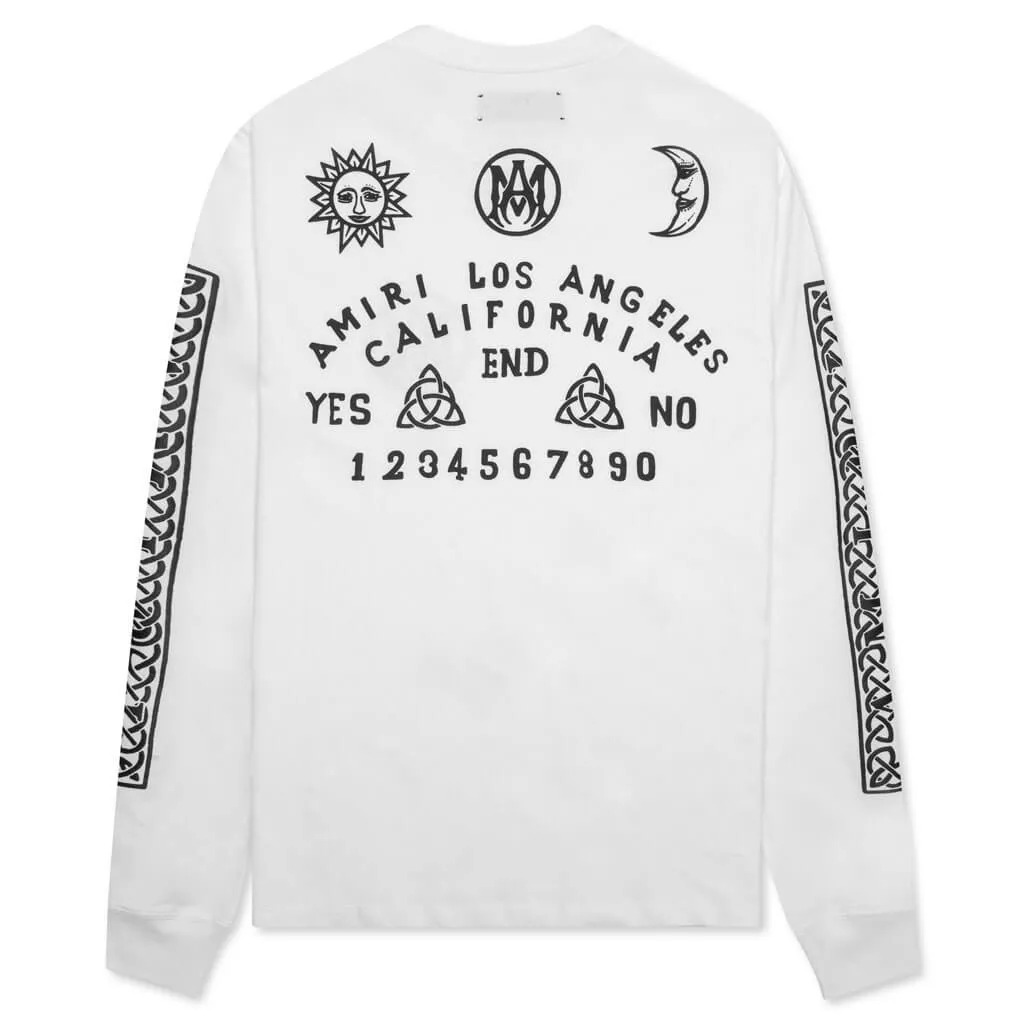 Ouija Board L/S Tee - White