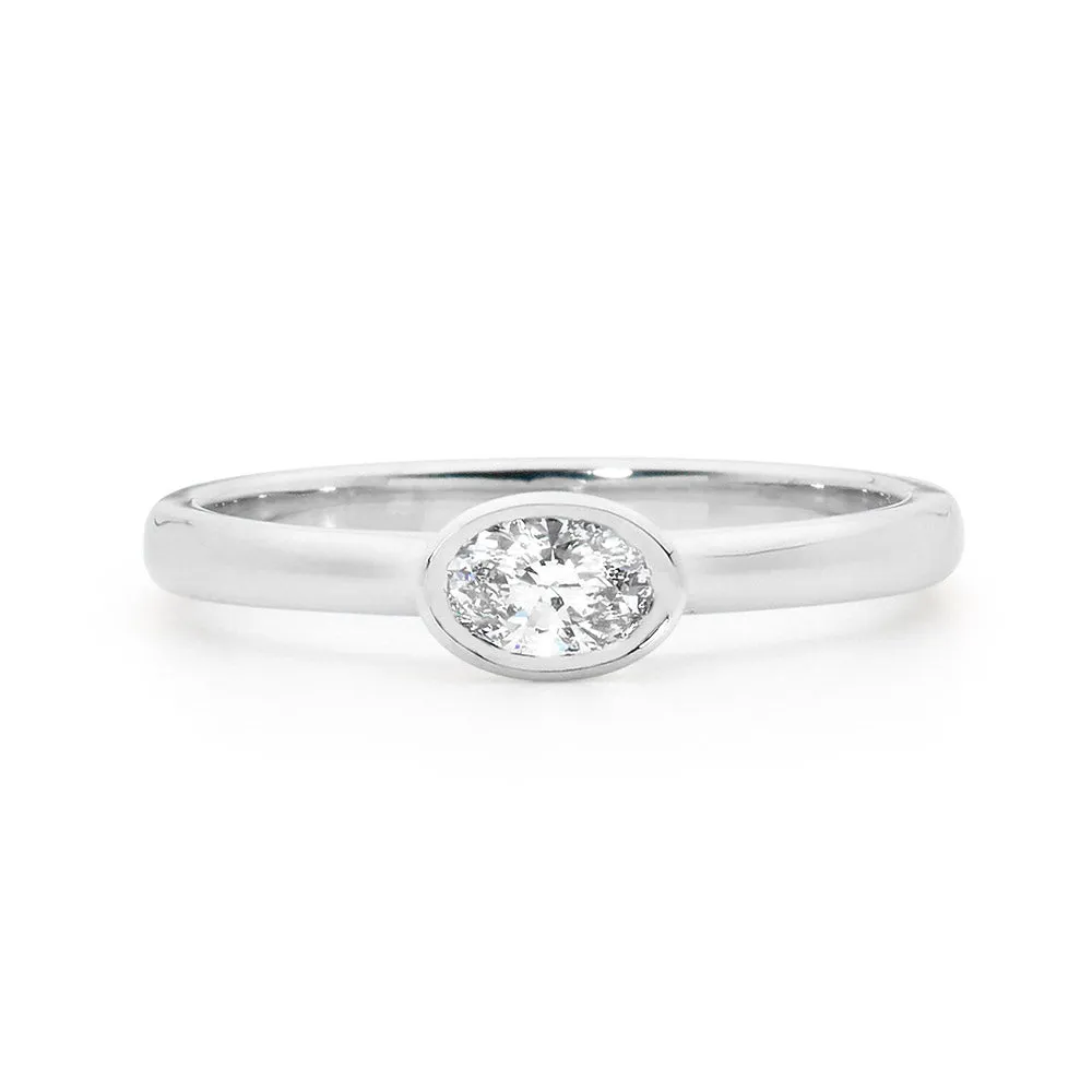 Oval Diamond Ring