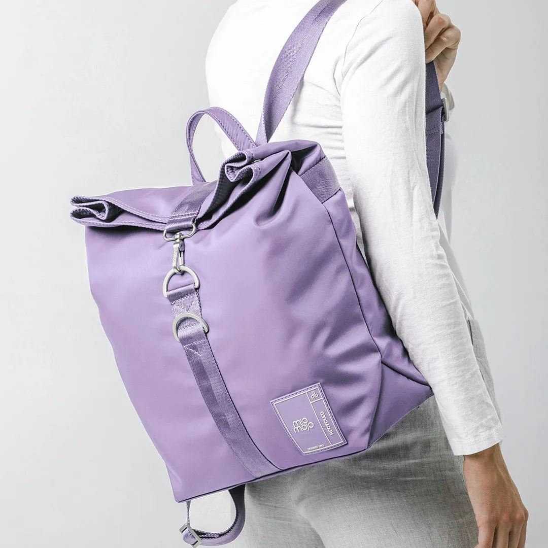 Penelope Recycled Nylon Vegan Backpack | Lavender