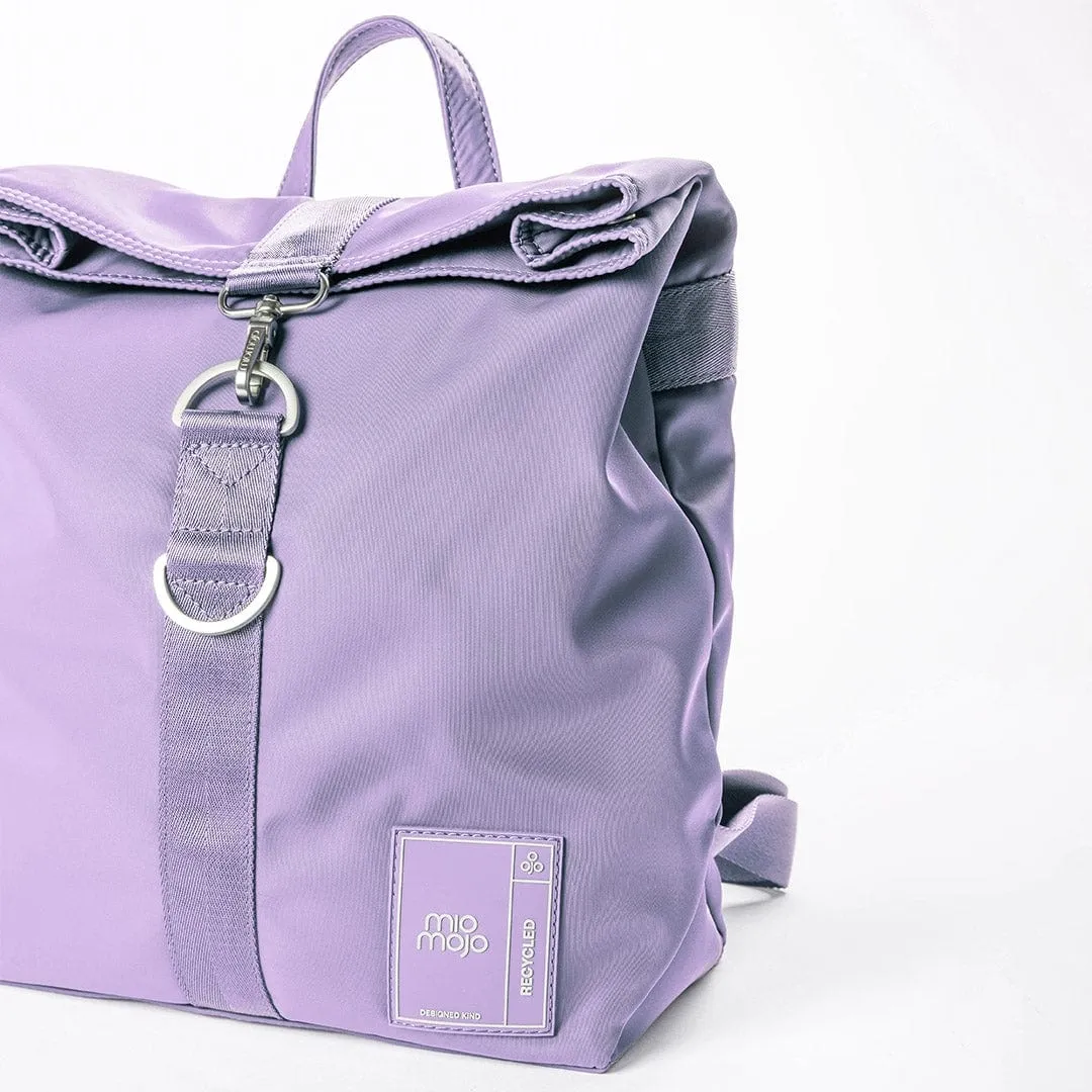 Penelope Recycled Nylon Vegan Backpack | Lavender