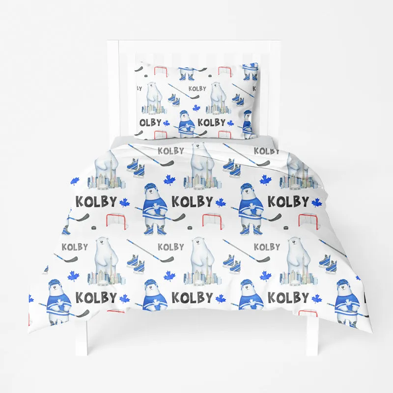 Personalized Twin Duvet Cover and Pillowcase Set