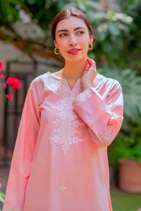 Pink Minimalistic Kurta