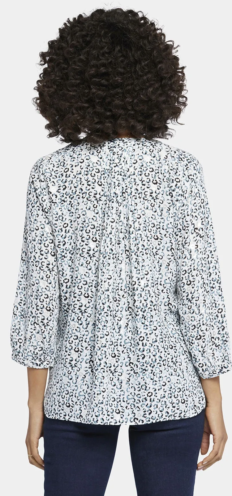 Pintuck Blouse Dierenprint | Silverdale