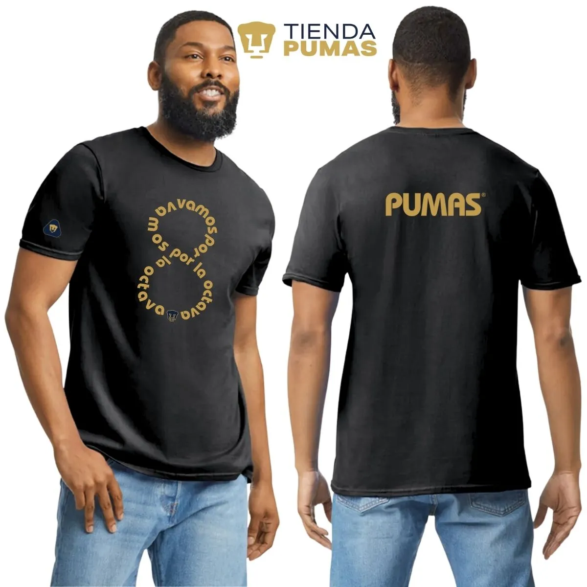 Playera Hombre Pumas UNAM octava