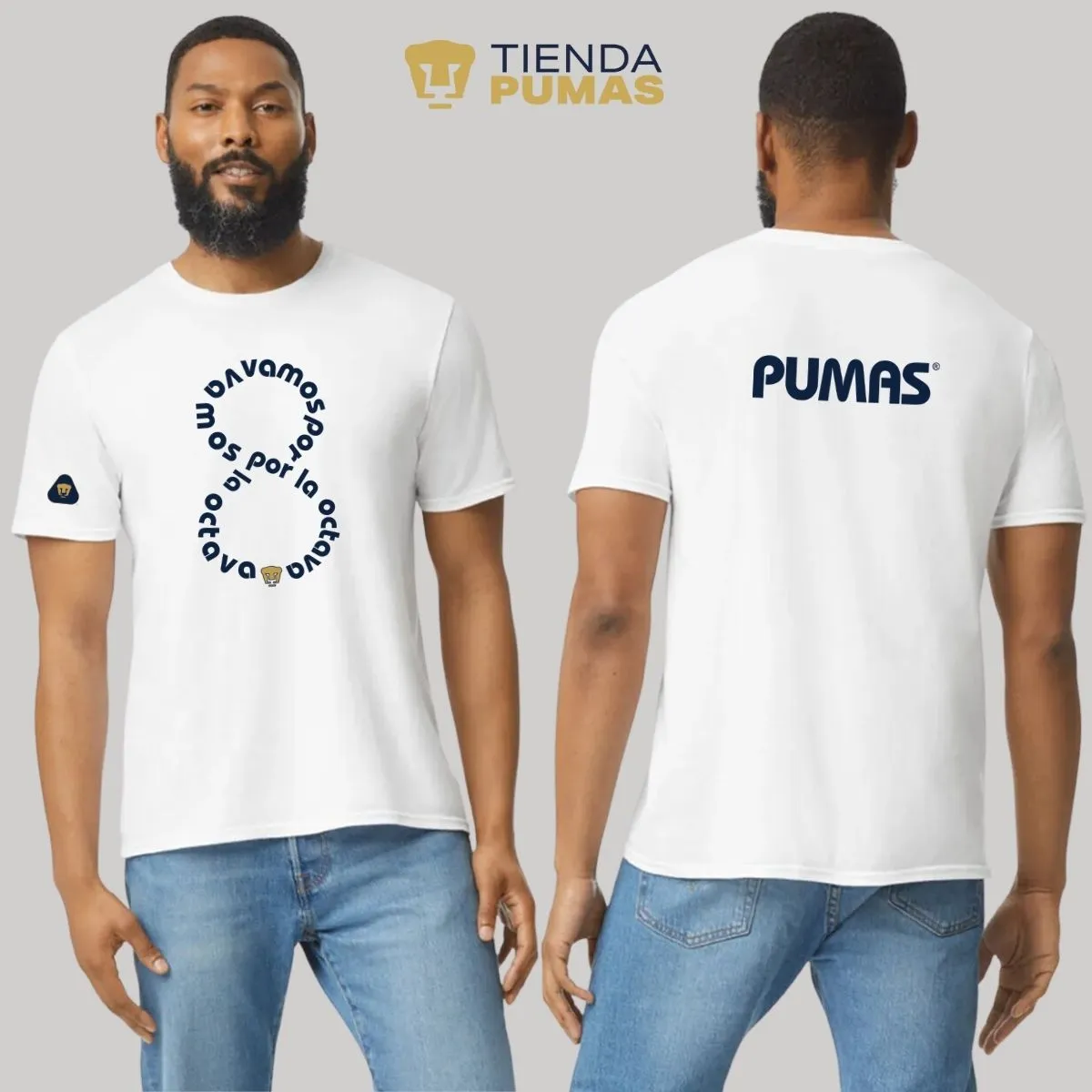 Playera Hombre Pumas UNAM octava