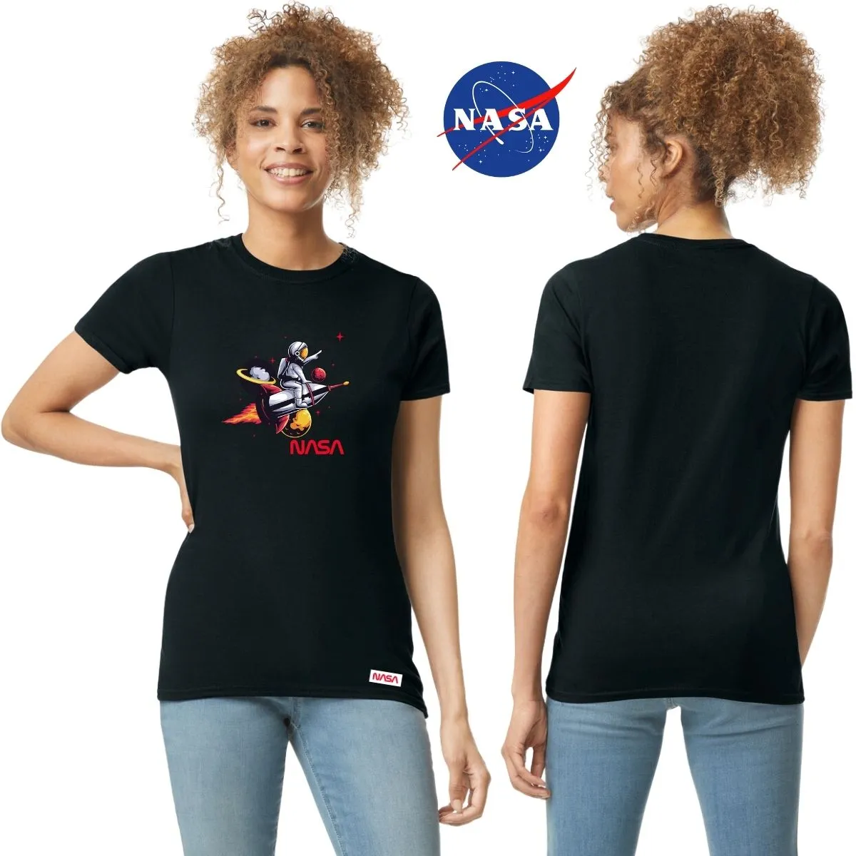 Playera Mujer Nasa Seal