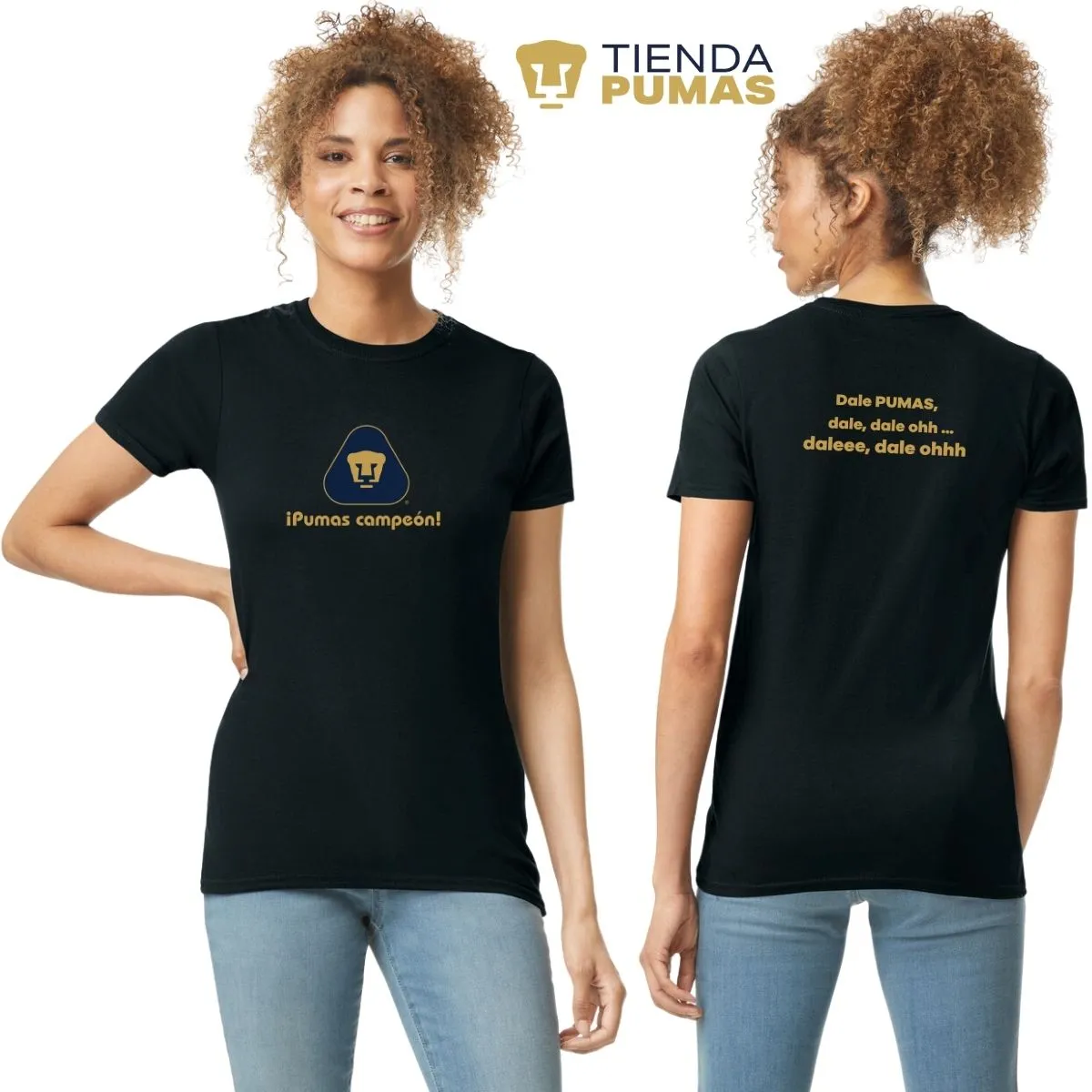 Playera Mujer Pumas UNAM campeón