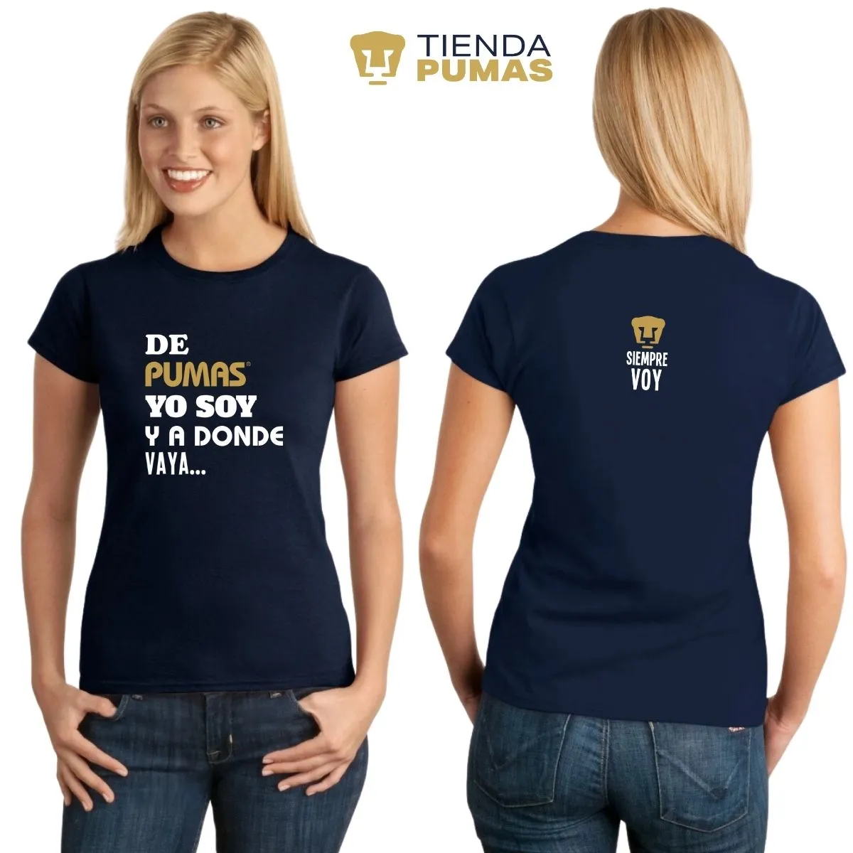 Playera Mujer Pumas UNAM voy