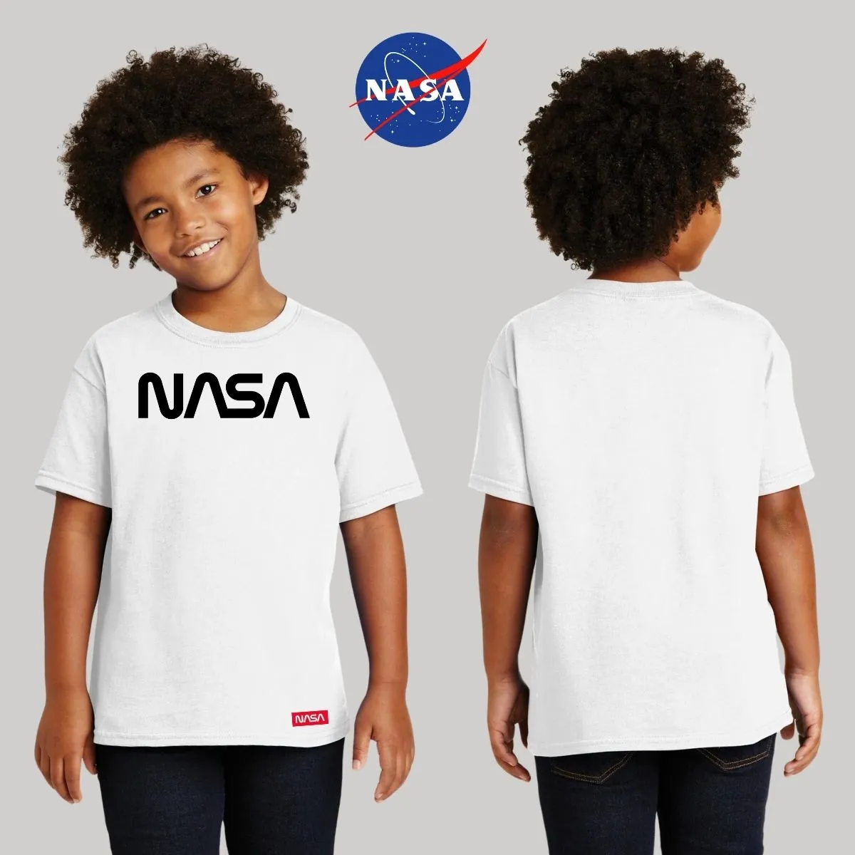 Playera Nios Nasa Worm Mono