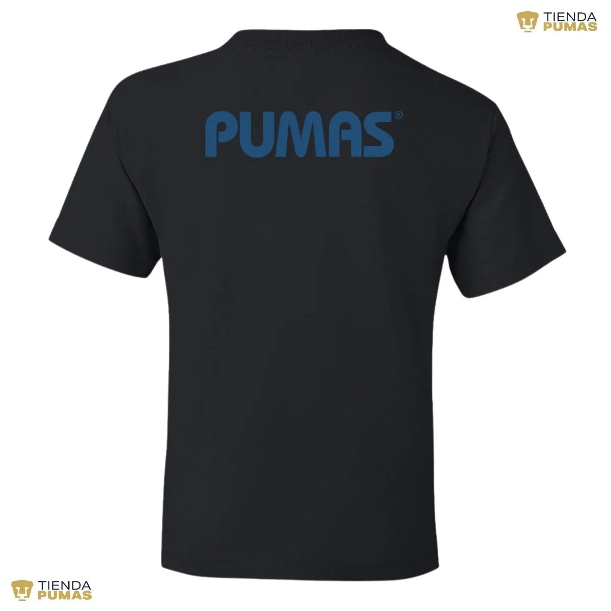 Playera Nios Pumas UNAM Logo Azul