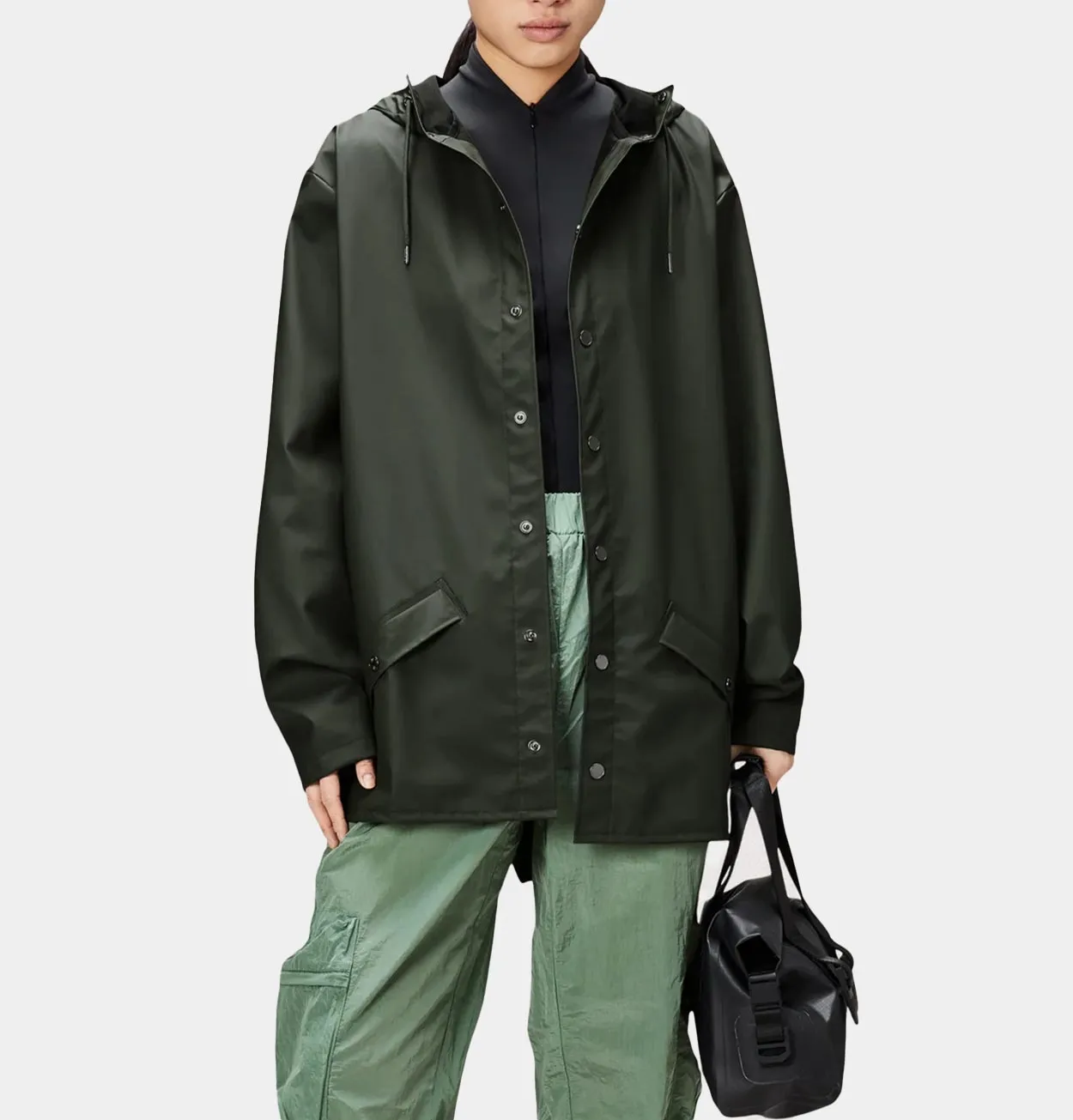 RAINS Jacket in Green