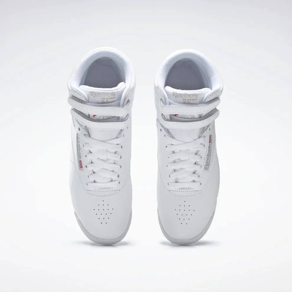 REEBOK WOMEN'S FREESTYLE HI WOMEN'S WHITE SHOES