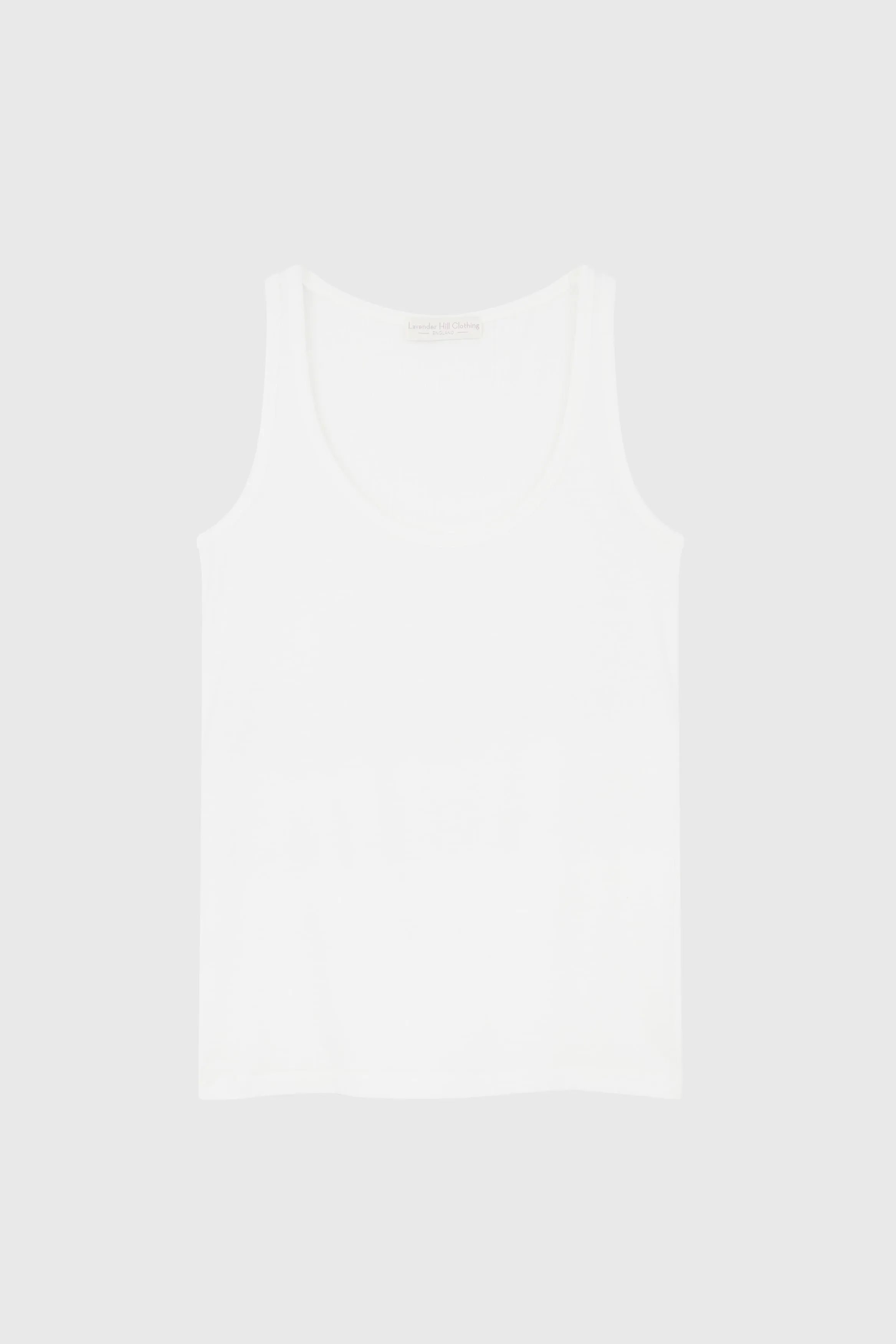 Ribbed TENCEL Lyocell  Scoop Neck Tank | Multiple Colours