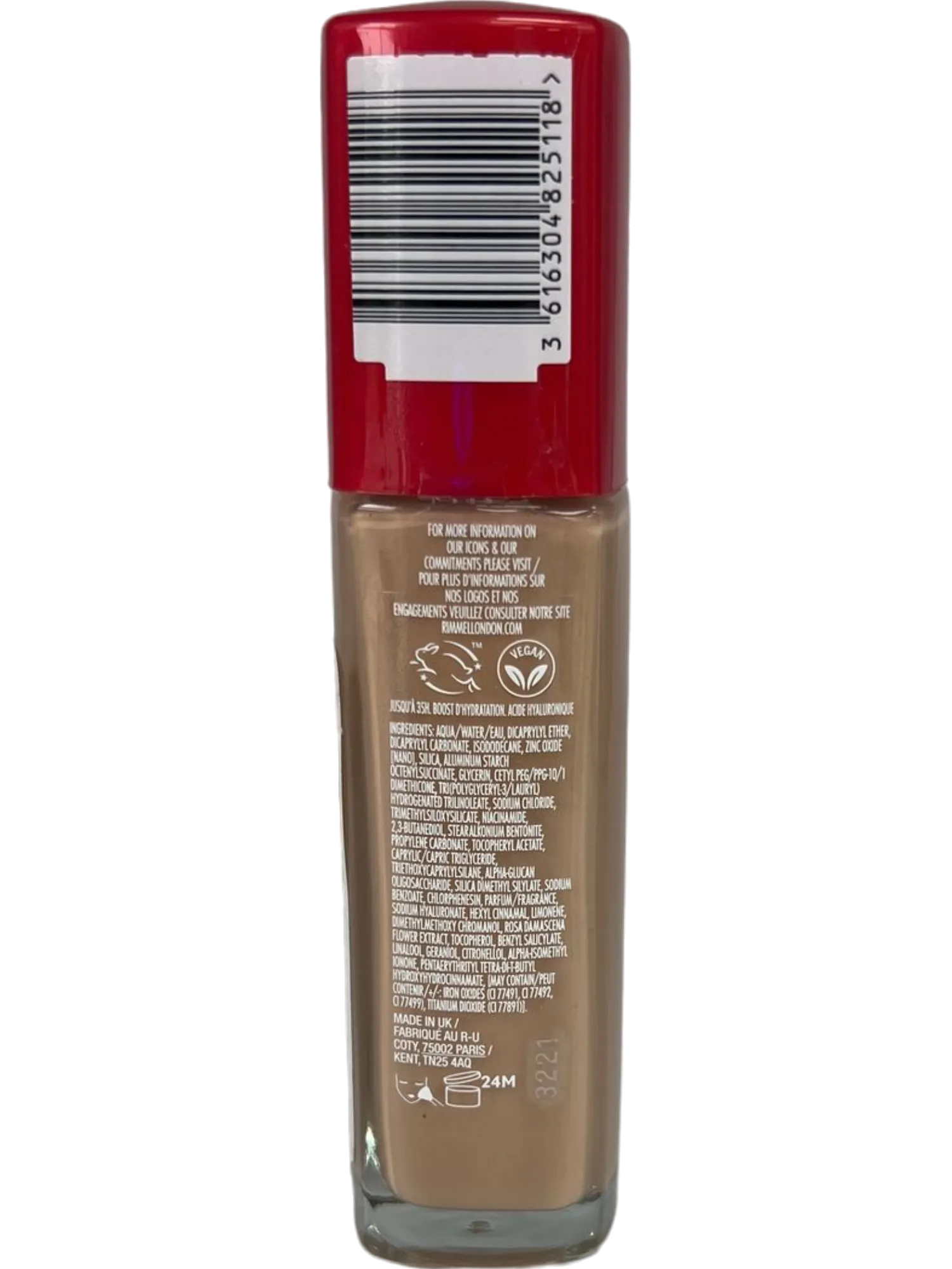 Rimmel London Lasting Finish 35Hr Foundation Natural Beige SPF 20