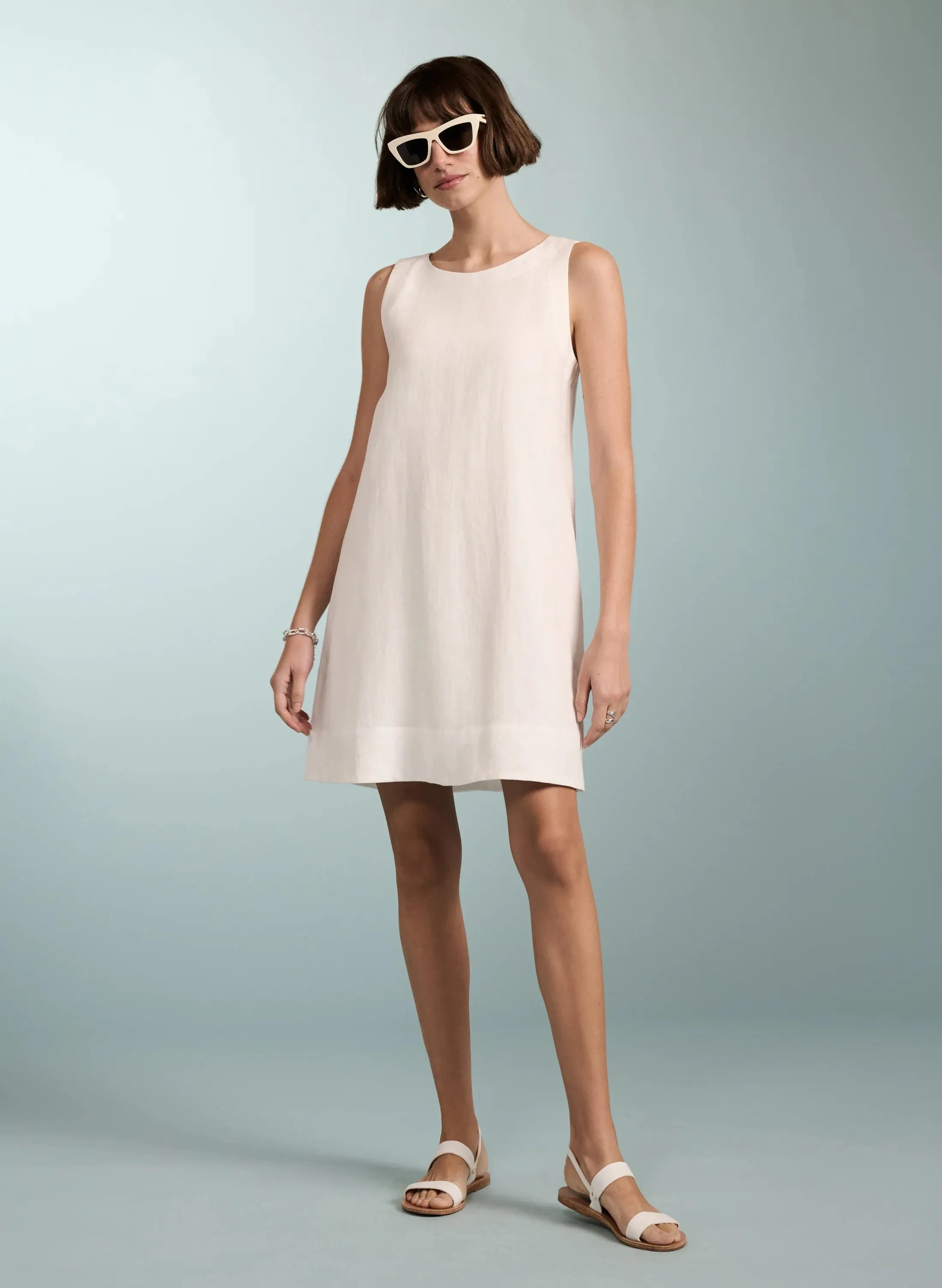 Salvana Hemp Dress | Pure White