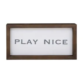 Santa Barbara Design Studio by Creative Brands - F2F Play Nice 7 X 14 Framed