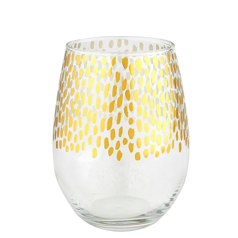 SANTA BARBARA DESIGN STUDIO | Wine Glass - Gold Speck