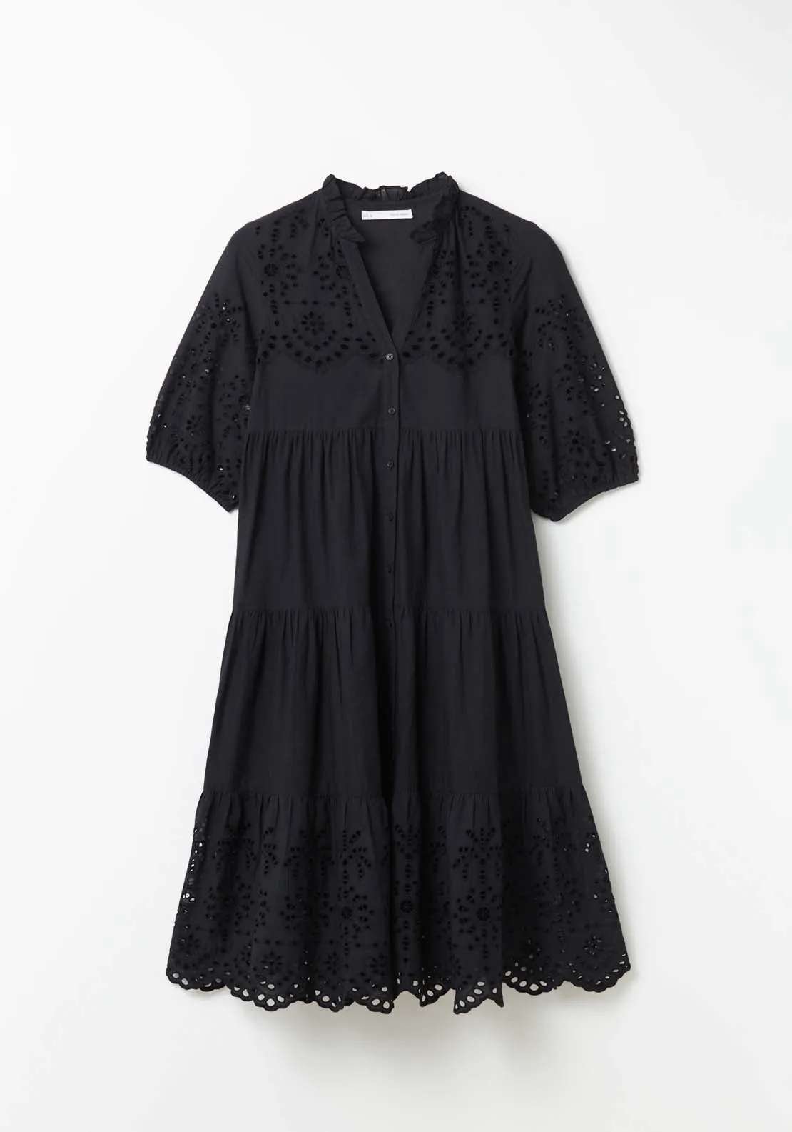 Schiffli Shirt Dress