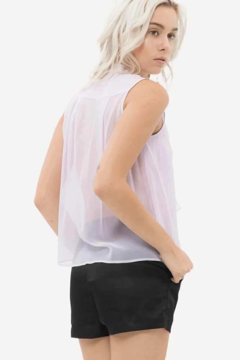 Silk Drape Blouse