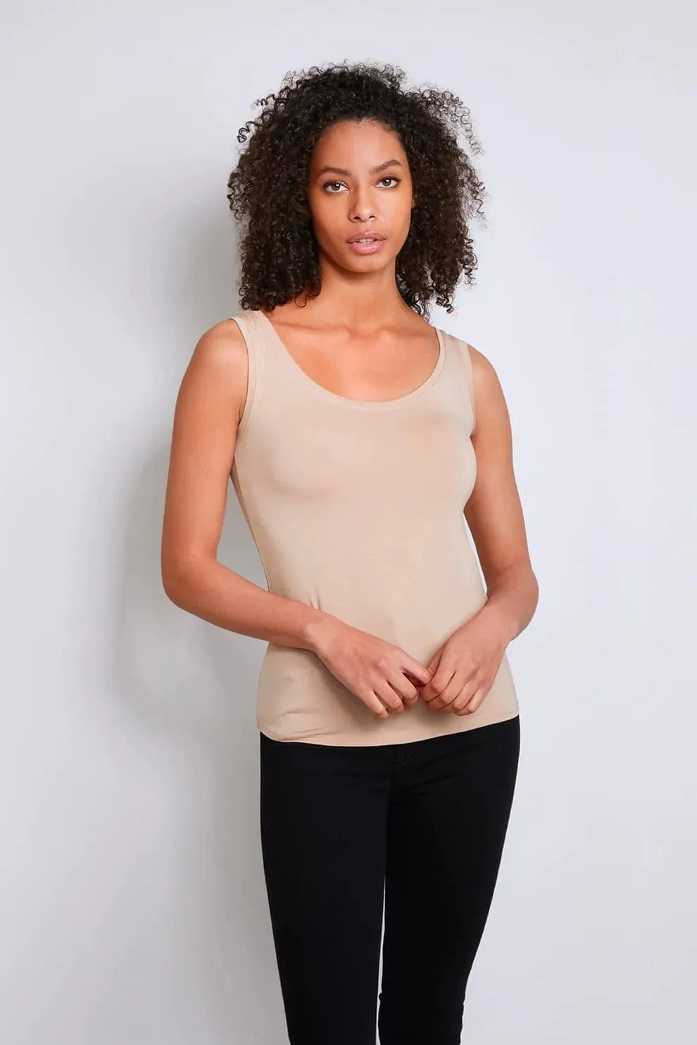 Sleeveless Micro TENCEL Modal Vest | Multiple Colours