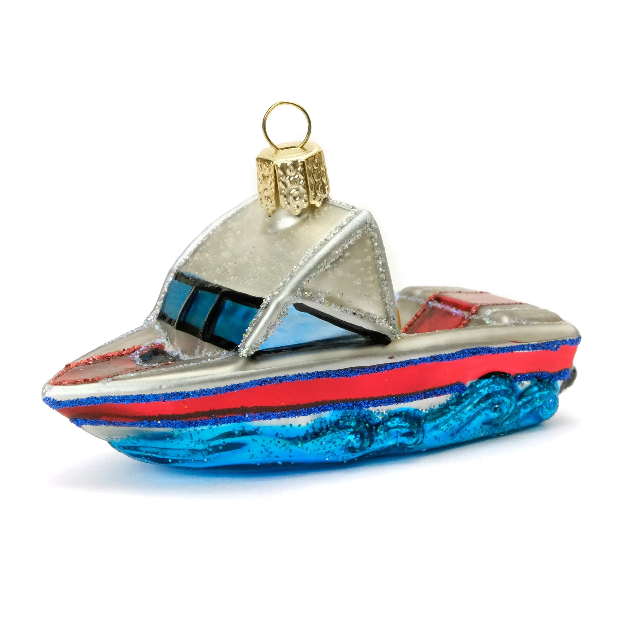 Speedboat Ornament